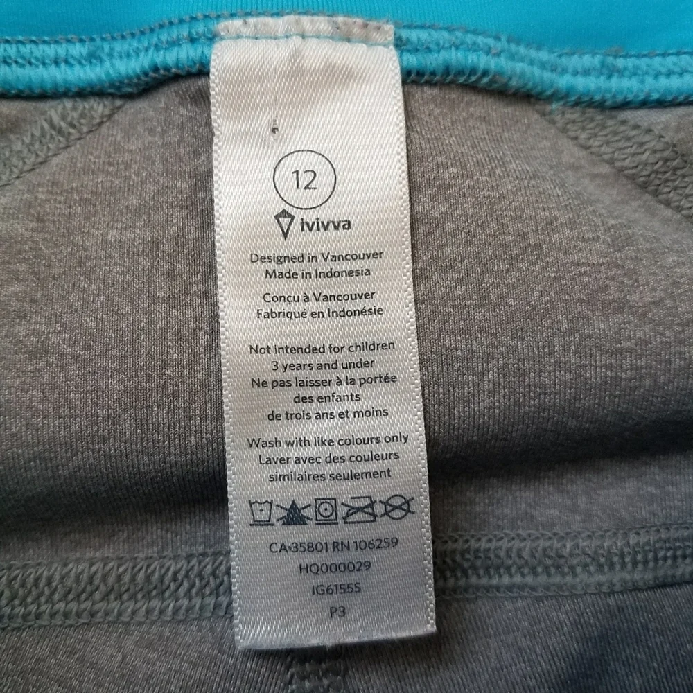 IVIVVA by Lululemon Girl's Cropped Leggings